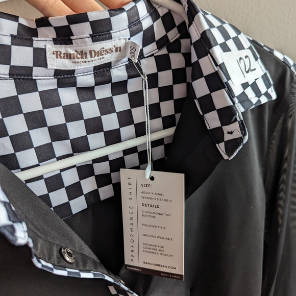 Ranch Dressn Black Button Down Shirt - Picture 3 of 3